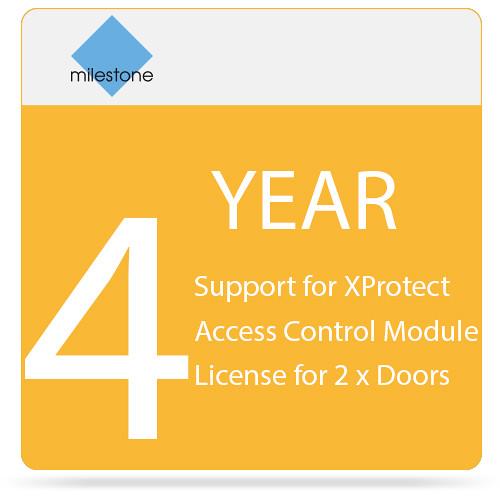 Milestone 4-Year SUP for XProtect Access Control Module License for 2 x Doors