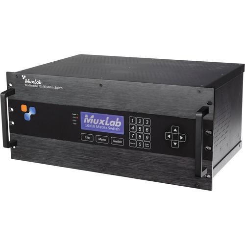 MuxLab Multimedia 16x16 Matrix Switch Chassis