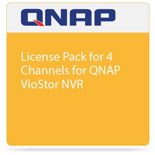 QNAP License Pack for 4 Channels for QNAP VioStor NVR