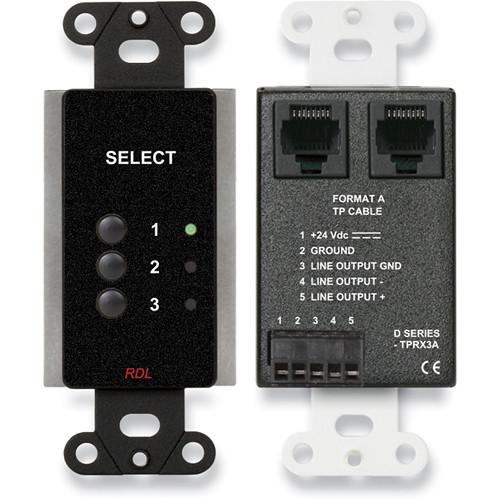 RDL DB-TPRX3A 3-Input Format-A Source Selector