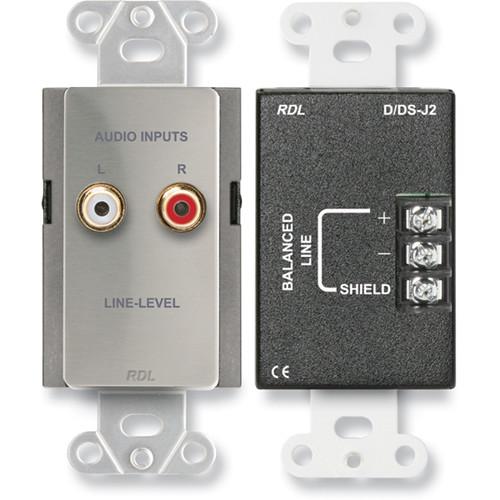 RDL DS-J2 Line Input Assembly with RCA Jacks