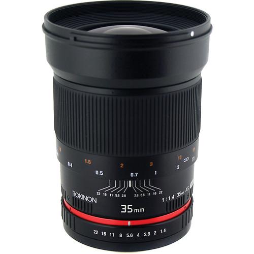 Rokinon 35mm f 1.4 AS UMC Lens for Micro Four Thirds Mount