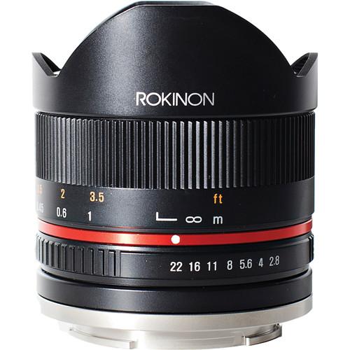 Rokinon 8mm f 2.8 UMC Fisheye II Lens for Fujifilm X Mount