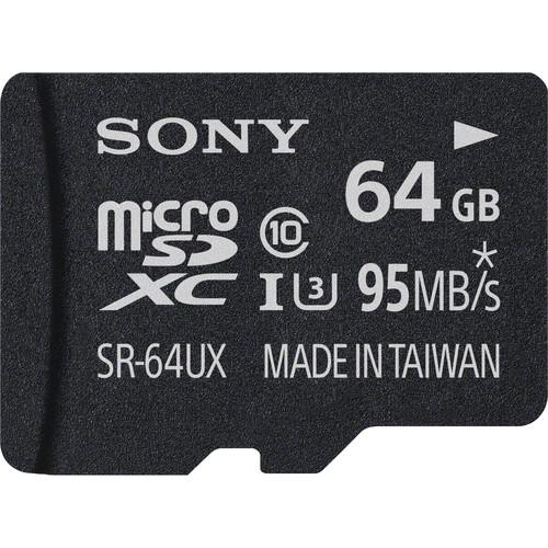 Sony 64GB High Speed microSDXC UHS-I Memory Card