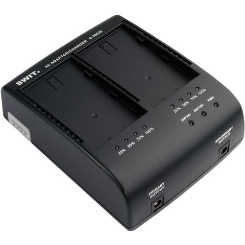 SWIT S-3602I Dual Charger Adapter for JVC SSL-JVC50 Battery