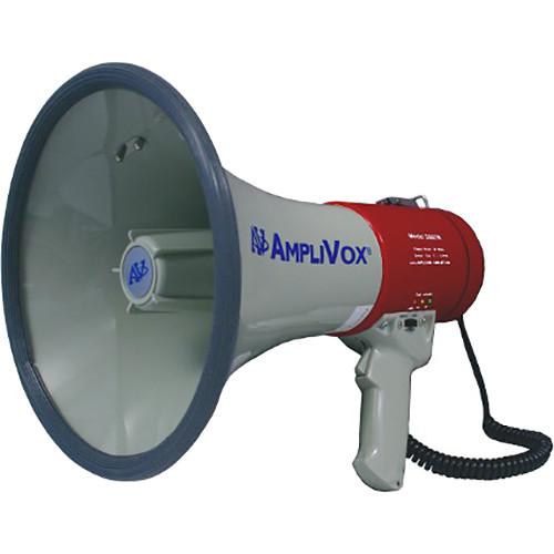 AmpliVox Sound Systems S602MR Mity-Meg Plus 25W Rechargeable-Ready Megaphone with Detachable Microphone