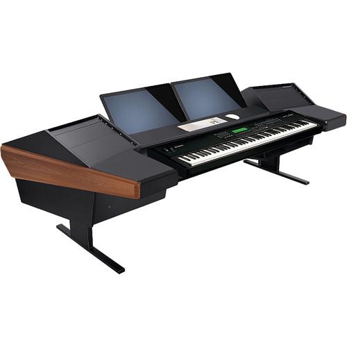 Argosy Dual 15KL Keyboard Workstation Desk with DR800 8 Upper RU