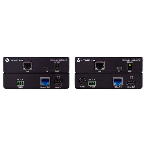Atlona 4K HDMI over HDBaseT Extender Kit with Ethernet, Control, & PoE