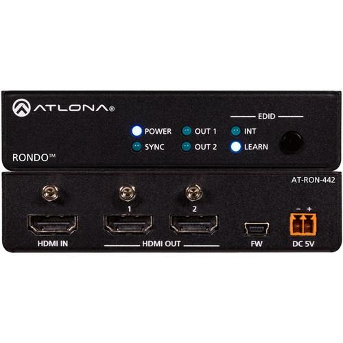 Atlona Rondo 442 4K HDR 1x2 HDMI Distribution Amplifier