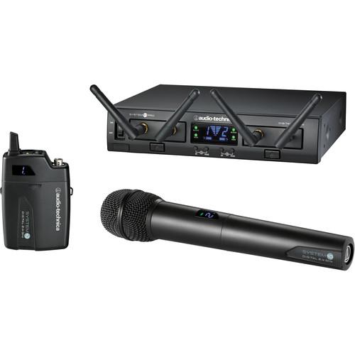 Audio-Technica ATW-1312 System 10 PRO Rack-Mount Digital UniPak Handheld Combo System