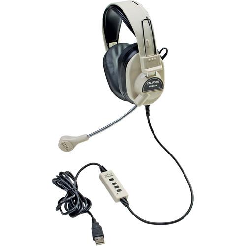 Califone Deluxe Stereo Headset with USB Plug