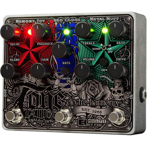 Electro-Harmonix TONE TATTOO Analog Multi-Effects Pedal