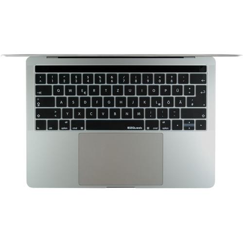 EZQuest German Keyboard Cover for the 13.3" & 15.4" MacBook Pro with Touch Bar