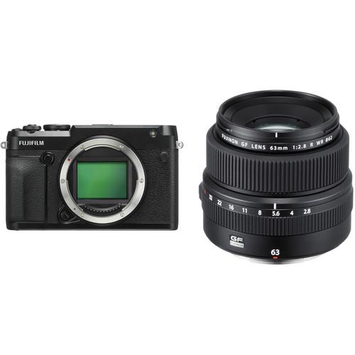 FUJIFILM GFX 50R Medium Format Mirrorless Camera with 63mm Lens Kit
