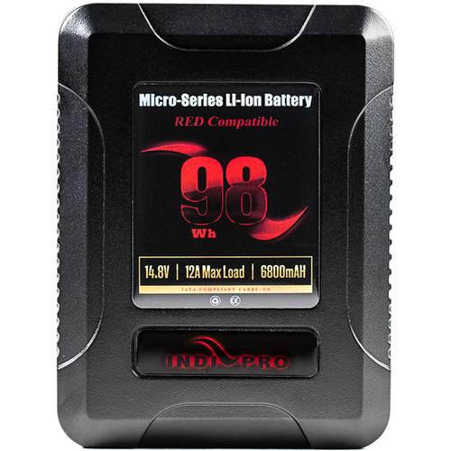 IndiPRO Tools Micro-Series 98Wh 14.8V 6800mAh V-Mount Li-Ion Battery