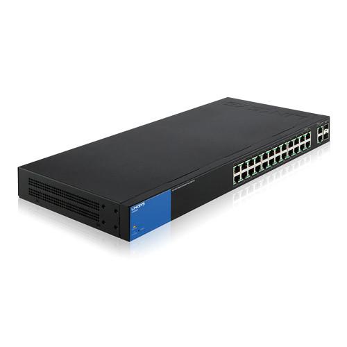 Linksys LGS326P 26-Port Smart Gigabit PoE Switch