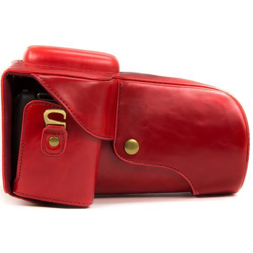 MegaGear Ever Ready PU Leather Case for Canon T6, T5i, T4i with 18-55, 18-135mm Lens