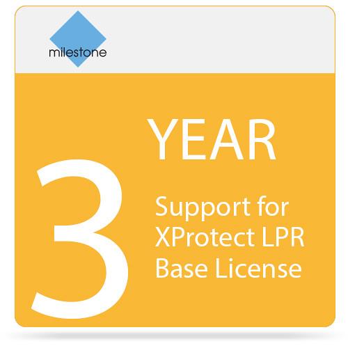 Milestone 3-Year SUP for XProtect LPR Base License