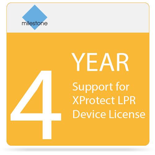 Milestone 4-Year SUP for XProtect LPR Device License