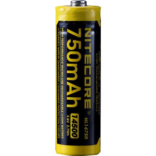 Nitecore NL1475R 14500 USB Rechargeable Li-Ion Battery