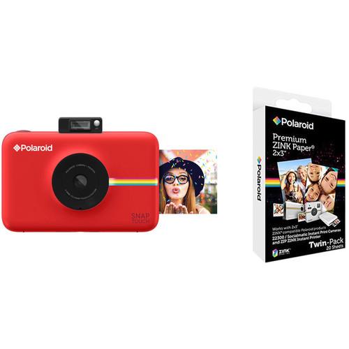 Polaroid Snap Touch Instant Digital Camera with ZINK Photo Paper Kit