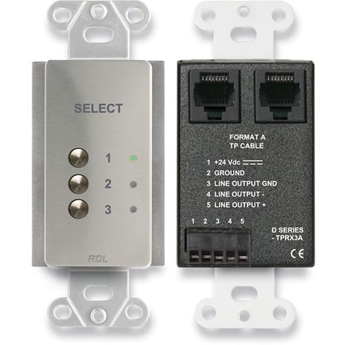 RDL DS-TPRX3A 3-Input Format-A Source Selector