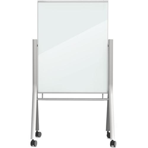 Best Rite Visionary Curve Mobile Magnetic Glass Whiteboard