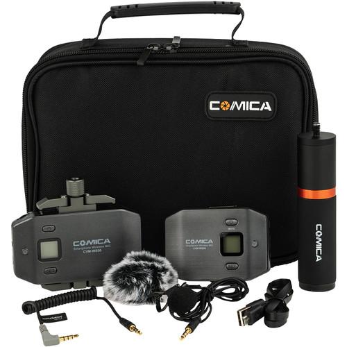 Comica Audio CVM-WS50B Wireless Lavalier Microphone Kit for Smartphones