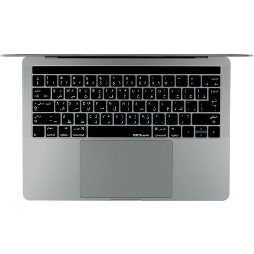 EZQuest Arabic English Keyboard Cover for the 13.3" & 15.4" MacBook Pro with Touch Bar