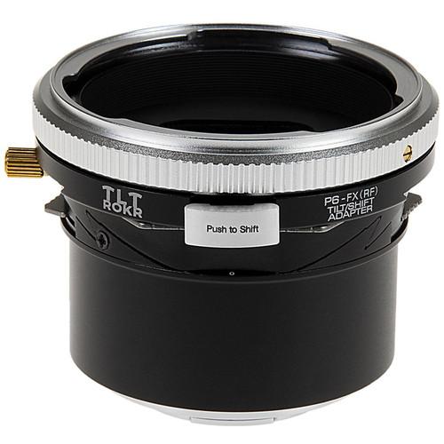 FotodioX Pro TLT ROKR Tilt Shift Lens Mount Adapter for Pentacon 6 Lens to Fuji X-Mount Camera
