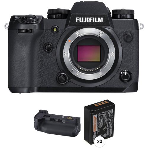 FUJIFILM X-H1 Mirrorless Digital Camera Body with Battery Grip Kit