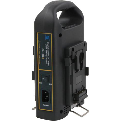 Fxlion Dual-Channel V-Mount Battery Charger with DC Output for HD Video Camera