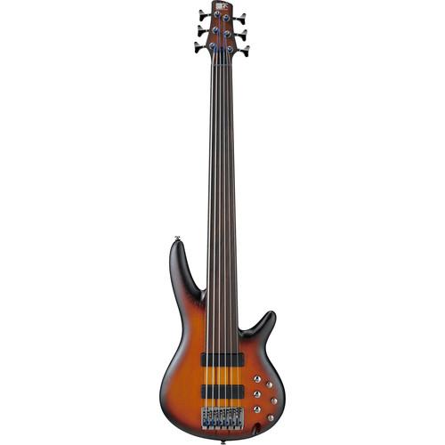 Ibanez SR Series SRF706 Bass Workshop 6-String Fretless Electric Bass Guitar