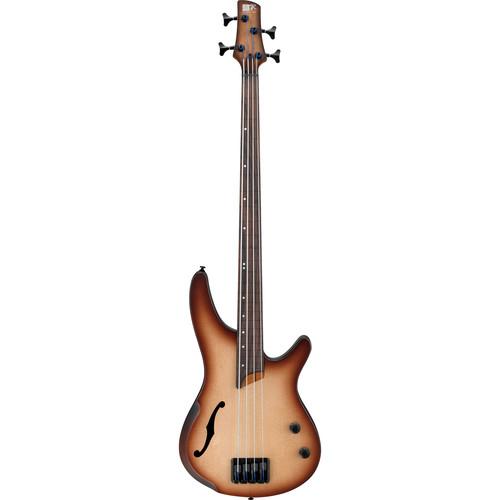 Ibanez SRH500F SR Series Bass Workshop - Fretless Semi-Hollow Body Electric Bass Guitar