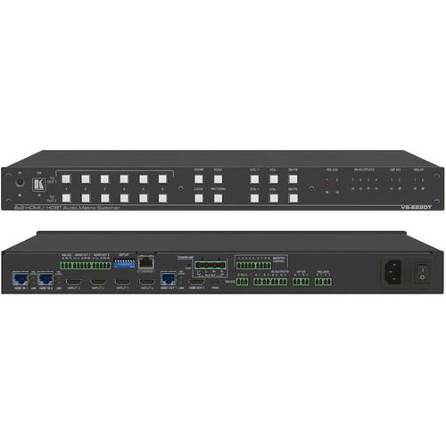 Kramer All-in-One Presentation System with 6x2 4K60 4:2:0 HDMI HDBaseT Matrix Switching, Control Gateway