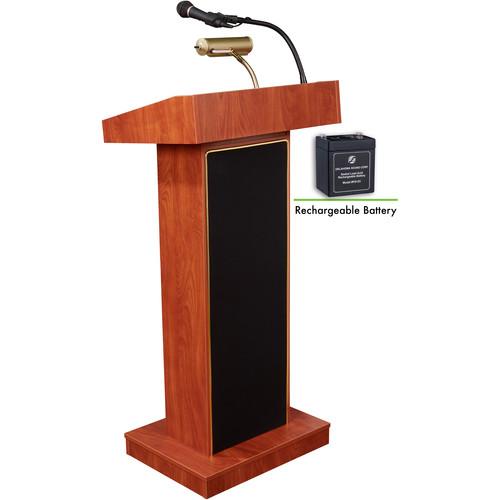Oklahoma Sound Orator Lectern And Rechargeable Battery