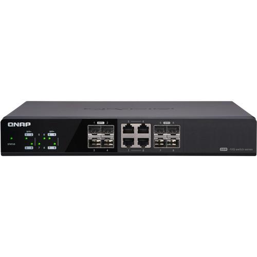 QNAP QSW-804-4C 8-Port 10 Gigabit Ethernet Unmanaged Switch