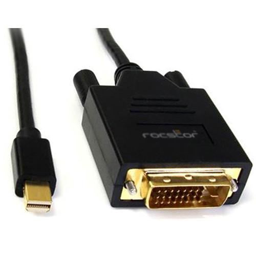 Rocstor Mini DisplayPort 1.1 Male to DVI-D Male Gold-Plated Adapter Cable
