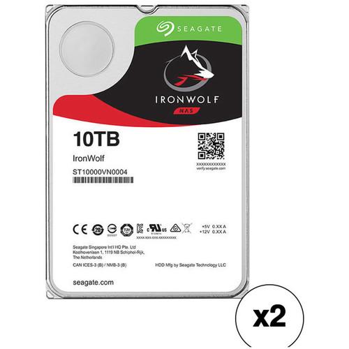 Seagate 10TB IronWolf 7200 rpm SATA III 3.5" Internal NAS HDD Kit