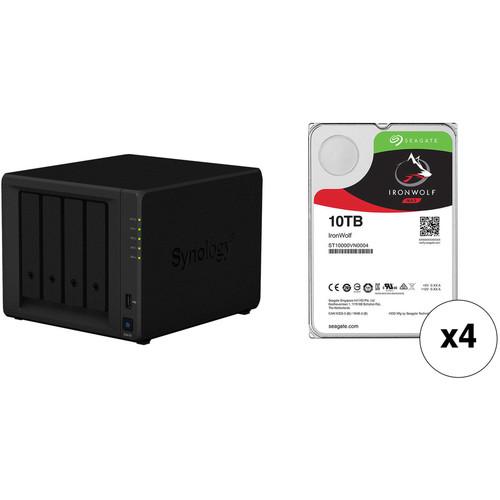 Synology DiskStation 40TB DS418 NAS Enclosure Kit with Seagate NAS Drives