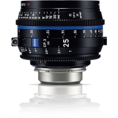 ZEISS CP.3 XD 25mm T2.1 Compact Prime Lens