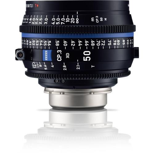 ZEISS CP.3 XD 50mm T2.1 Compact Prime Lens