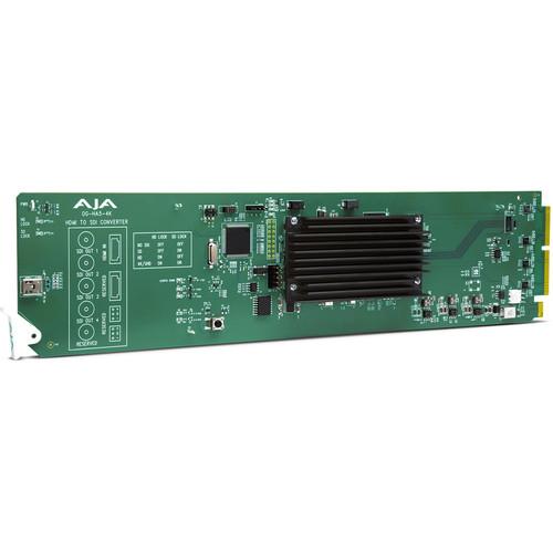 AJA openGear Ultra HD 4K 2K HD SD HDMI 2.0 to 3G-SDI Conversion with DashBoard Support