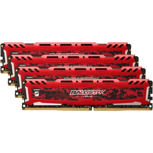 Ballistix 32GB Sport LT Series DDR4 2400 MHz UDIMM Memory Kit