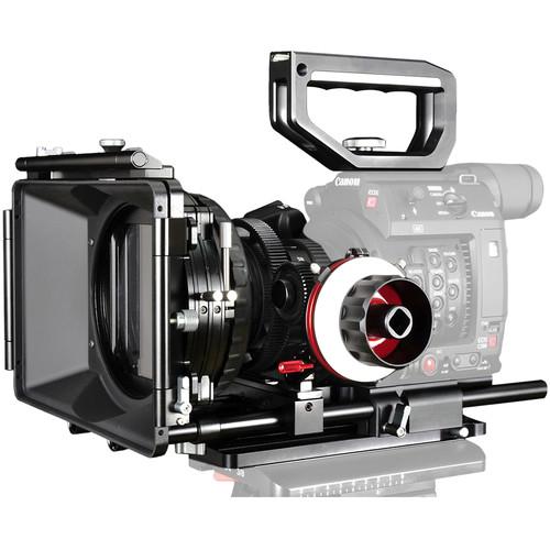 CAME-TV Camera Rig Matte Box & Follow Focus Kit for Canon EOS C200