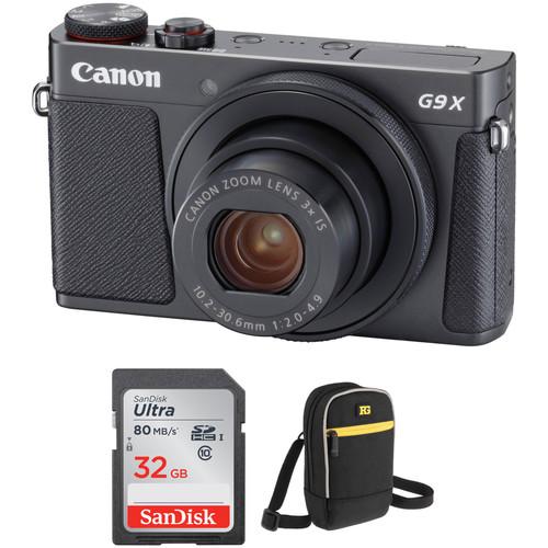 Canon PowerShot G9 X Mark II Digital Camera with Free Accessory Kit
