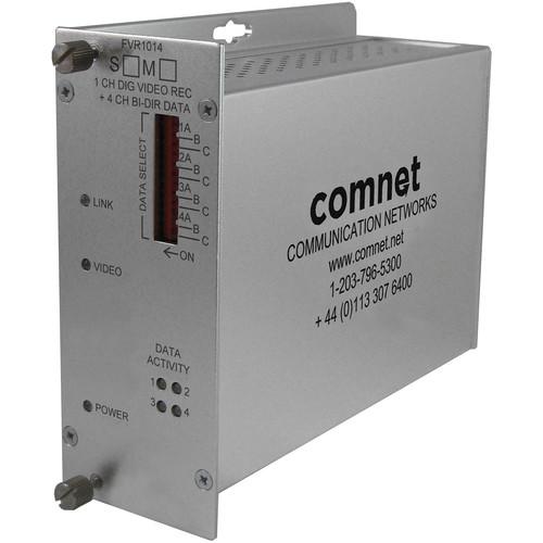 COMNET 10-Bit Digital Multi-Mode Video Receiver Data Transceiver with 1-Channel Digital Video & 4 Bi-Directional Data Channels