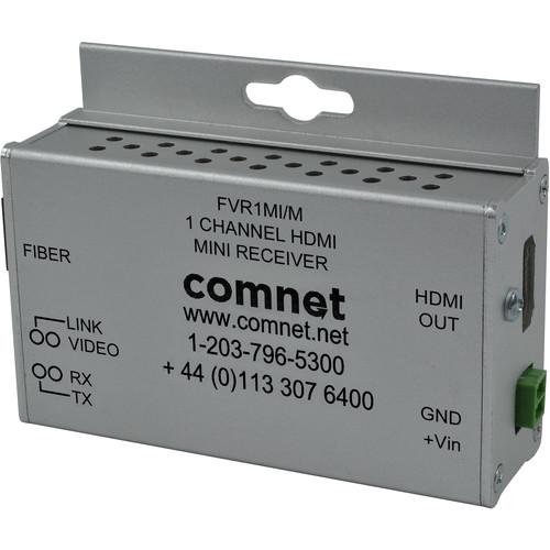 COMNET Single Channel Mini HDMI Digital Interface Multimode Fiber Link Receiver