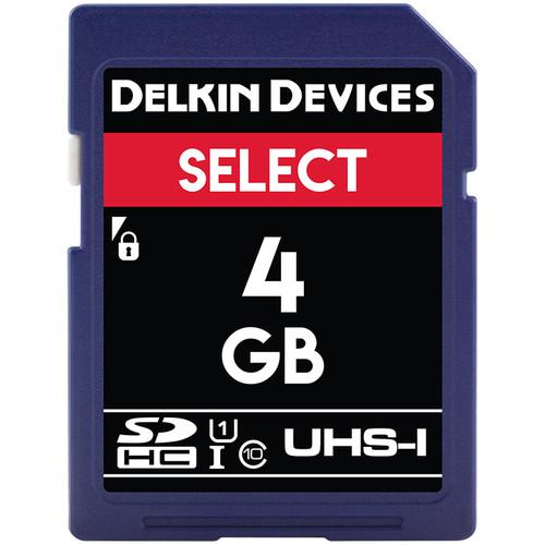 Delkin Devices 4GB Select UHS-I SDHC Memory Card