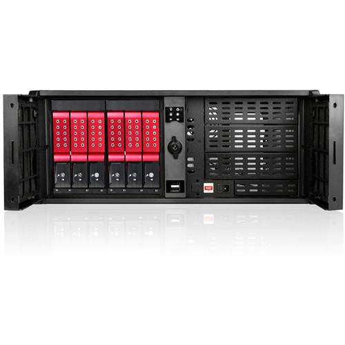 iStarUSA Compact Stylish Trayless Rackmount Chassis for Six 3.5" Hotswap Drives